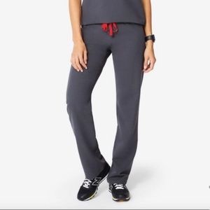 Figs Women's Charcoal Kade - Cargo Scrub Pants - M